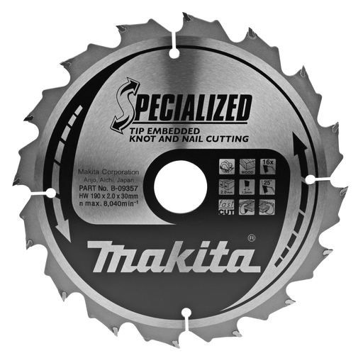 Specialized Tip Embedded Hout: cirkelzaag Specialized Tip Embedded Hout: cirkelzaag