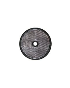000474 Reflector rond wit + gat 60 mm E4