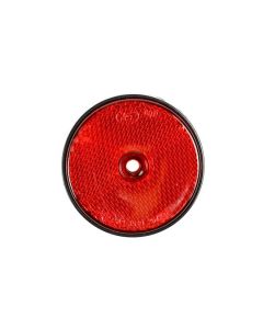 000475 Reflector rond rood + gat 60 mm E4