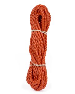 000558 Touw 6 mm x 10 mtr streng oranje