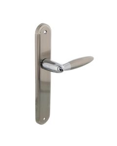 INTERSTEEL Deurkruk 1682 Elen op langschild blind chroom/nikkel mat