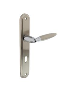 INTERSTEEL Deurkruk Elen op schild sleutelgat 72 mm chroom