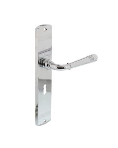 INTERSTEEL Deurkruk Emily op langschild sleutelgat 56 mm chroom