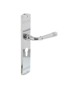 INTERSTEEL Deurkruk Emily op langschild profielcilindergat 55mm chroom