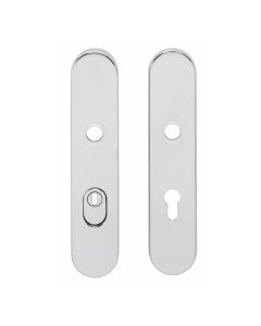 INTERSTEEL SKG3 Veiligheid-schilden doorgaand profielcilindergat 72mm met kerntrek beveiliging chroom