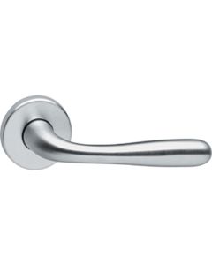 INTERSTEEL Gatdeel rechts Jupiter op rozet chroom mat