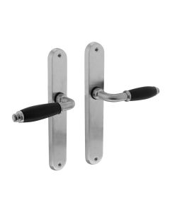 INTERSTEEL Deurkruk Courgette met ovaal schild 238x39x9mm blind mat chroom