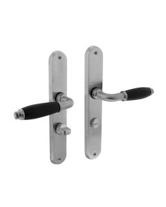 INTERSTEEL Deurkruk Courgette met ovaal schild 238x39x9mm WC63/8mm mat chroom