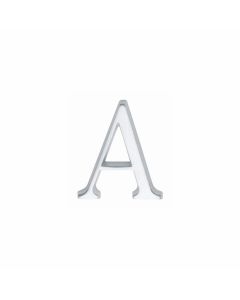 INTERSTEEL Huisletter A 50mm chroom mat