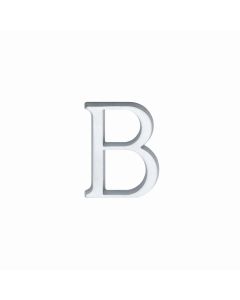 INTERSTEEL Huisletter B 50mm chroom mat