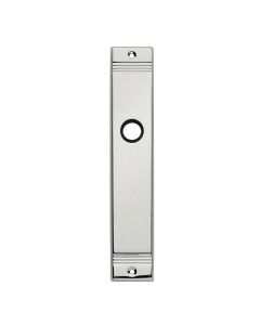 INTERSTEEL Langschild recht met groef blind nikkel