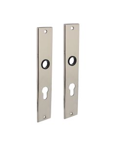 INTERSTEEL Langschild renovatie PC72mm Nikkel