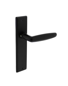 INTERSTEEL Deurkruk Sophie met schild 181x41x7mm blind mat zwart