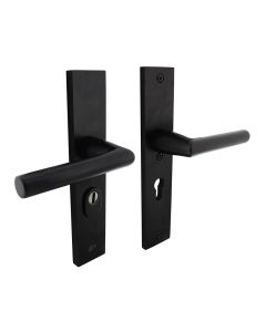 INTERSTEEL SKG3 Veiligheidsschilden rechthoekig geveerd kruk/kruk profielcilindergat 55mm met kerntrek beveilig