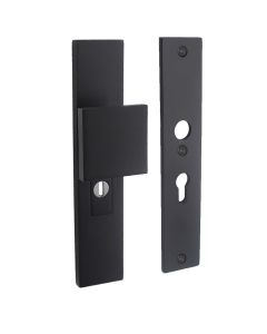 INTERSTEEL SKG3 Veiligheid-schilden rechthoekig duwer/geen kruk profielcilindergat 55mm met kerntrek beveiligin