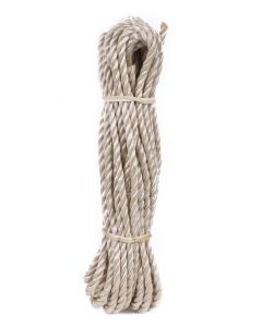 002519 Touw 6 mm x 10 mtr streng beige
