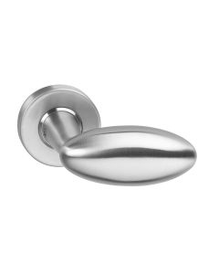 INTERSTEEL Deurkruk Golfclub op rozet met ring met veer RVS