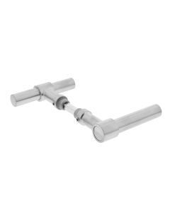 INTERSTEEL Deurkruk L/T-model recht RVS