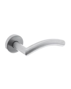 INTERSTEEL Deurkruk Lisa/hoek 90° met geveerde rozet ATP RVS