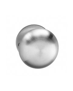 INTERSTEEL Knop paddestoel vast op rozet plat 2mm RVS