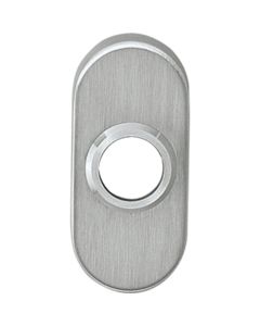 INTERSTEEL Rozet ovaal verdekt 10mm RVS