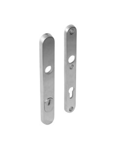 INTERSTEEL SKG3 smalschilden doorgaand profielcilindergat 92mm met kerntrek beveiliging RVS