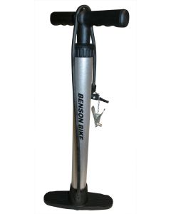 004876 Fietspomp classic zilver
