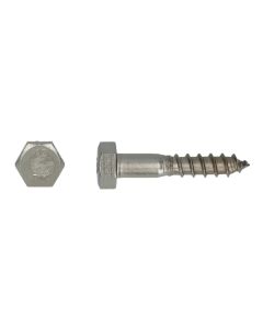 Houtdraadbout DIN 571 Ø6,00x40 A2