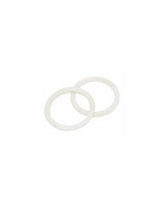 INTERSTEEL Nylon ring 18mm plat wit