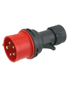 ABL STEKKER KRACHT 4P-A 16A TWIST       ROOD