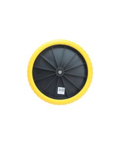 010959 Wiel + band kruiwagen 4.00-8" ø380 mm PU