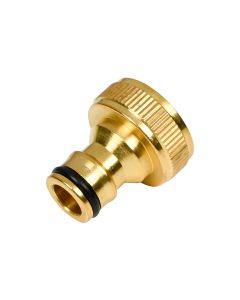 011446 Slangkoppeling messing 3/4"
