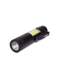 012025 Zaklamp LED + COB alu mini 92 x21 mm