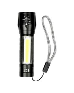 012171 Zaklamp tactical COB 2-in-1 oplaadbaar