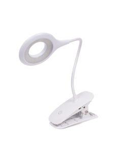 012565 LED klemlamp 3W oplaadbaar + dimbaar
