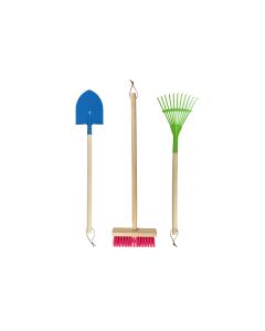 012636 Tuingereedschap set 3 dlg met steel kind