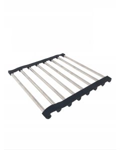 012643 Pannenonderzetter/ afdruiprek RVS