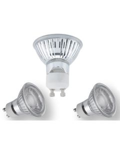 012696 LED lamp GU10 5W glass version 3 dlg