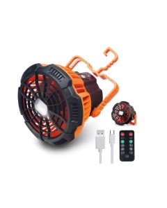 013406 Ventilator met LED lamp 2-in-1 oplaadbaar