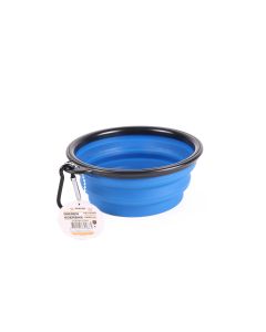 013567 Dierenvoerbak opvouwbaar 13 cm blauw