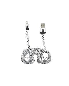013727 USB lightning kabel 2 mtr nylon