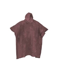 014151 Poncho duurzaam bruin