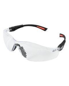 015123 Veiligheidsbril zwart rood frame