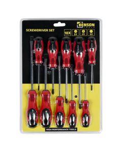 015230 Schroevendraaier set 10 dlg