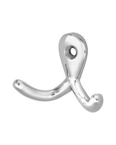 Hermeta HANDDOEKHAAK DUBBEL NIKKEL (0560-93E)