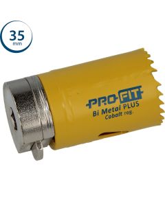 ProFit BiMetal PLUS gatzaag 35 mm met regelmatige vertanding.