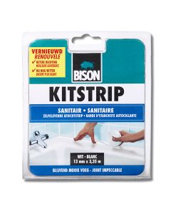 BISON KITSTRIP SANITAIR WIT 22MMX3,35M