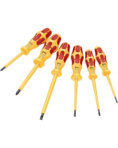 WERA 05051575001 1060 I/1062 I/6 SCHROEVENDRAAIERSET KRAFTFORM VDE 6-DELIG