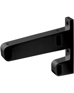 Hermeta STEUN LINKS GARDELUX-1 MAT ZWART (1090-18E)
