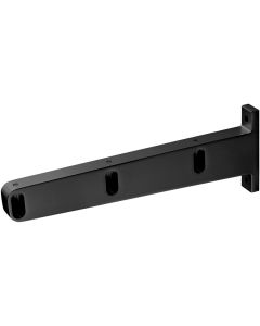 Hermeta STEUN LINKS GARDELUX-1 MAT ZWART (1110-18E)